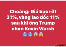Giá vàng , giá bạc lao dốc