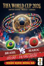 🔥🏆 WORLD CUP 2026 DỰ ĐOÁN BRAZIL - MAROCCO NHẬN NGAY 300K 🔥