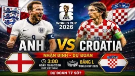 🏆 WORLD CUP 2026 DỰ ĐOÁN ANH - CROATIA NHẬN NGAY 300K 🔥